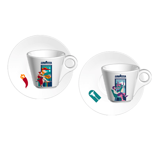 Espresso-Tassen-Set Torino und Napoli