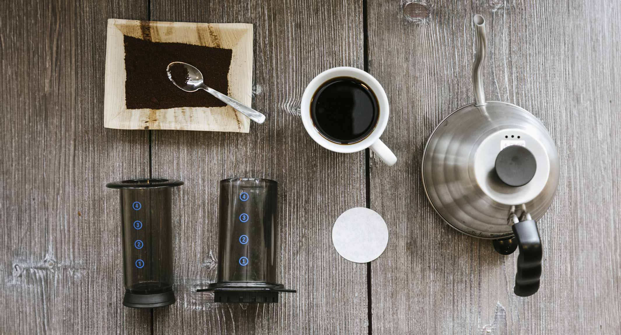 kaffee mit aeropress